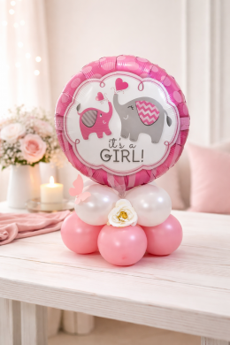 Baby Girl Tischballon